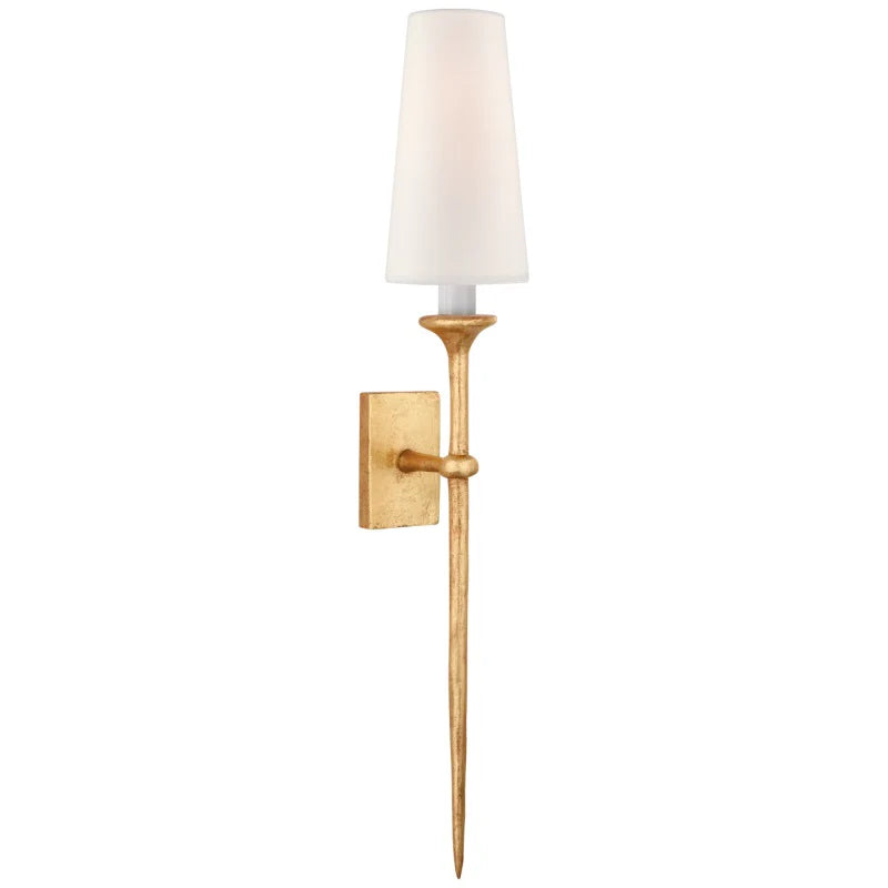 Iberia Wall Sconce | Elegant Indoor Wall Lights | Organic Design Wall Lamp | Aged Brass Light Fixture | Dimmable LED Compatible - Zardee 1