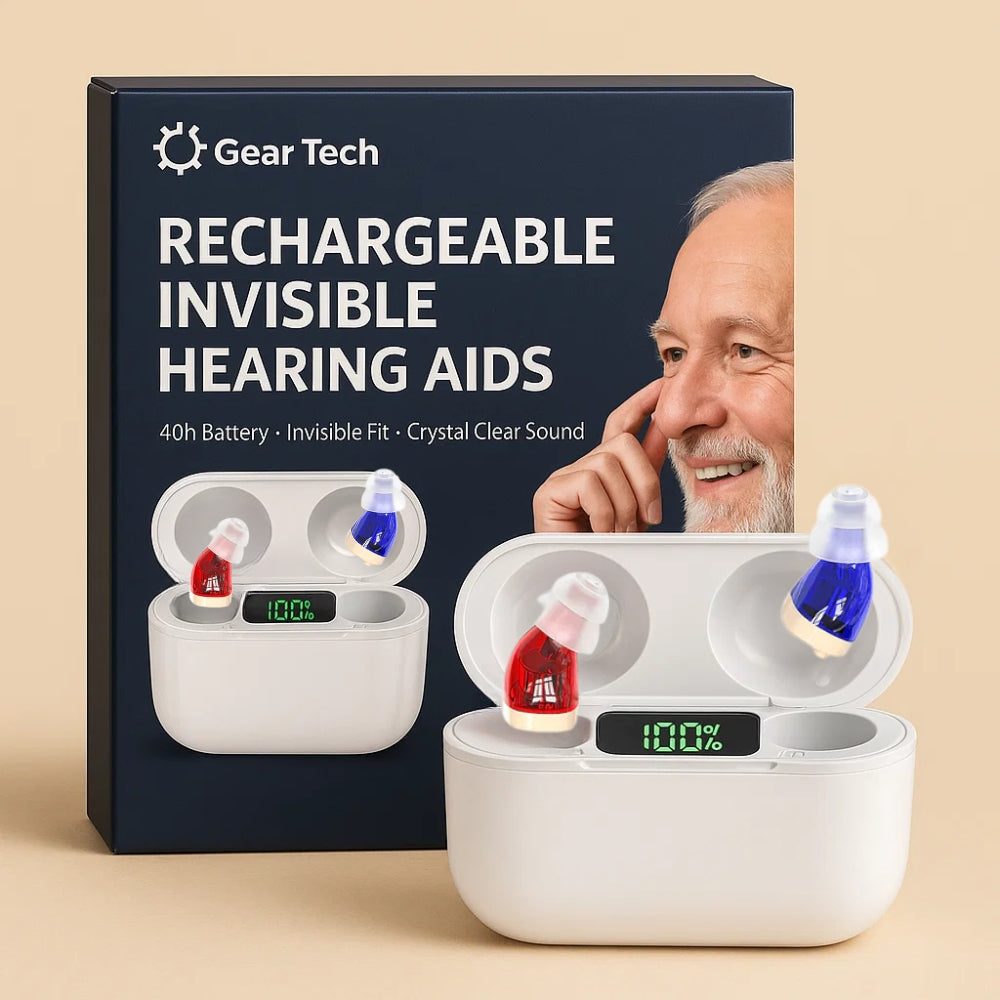 Invisible Rechargeable Hearing Aids | Clear Sound and Comfortable Fit 0