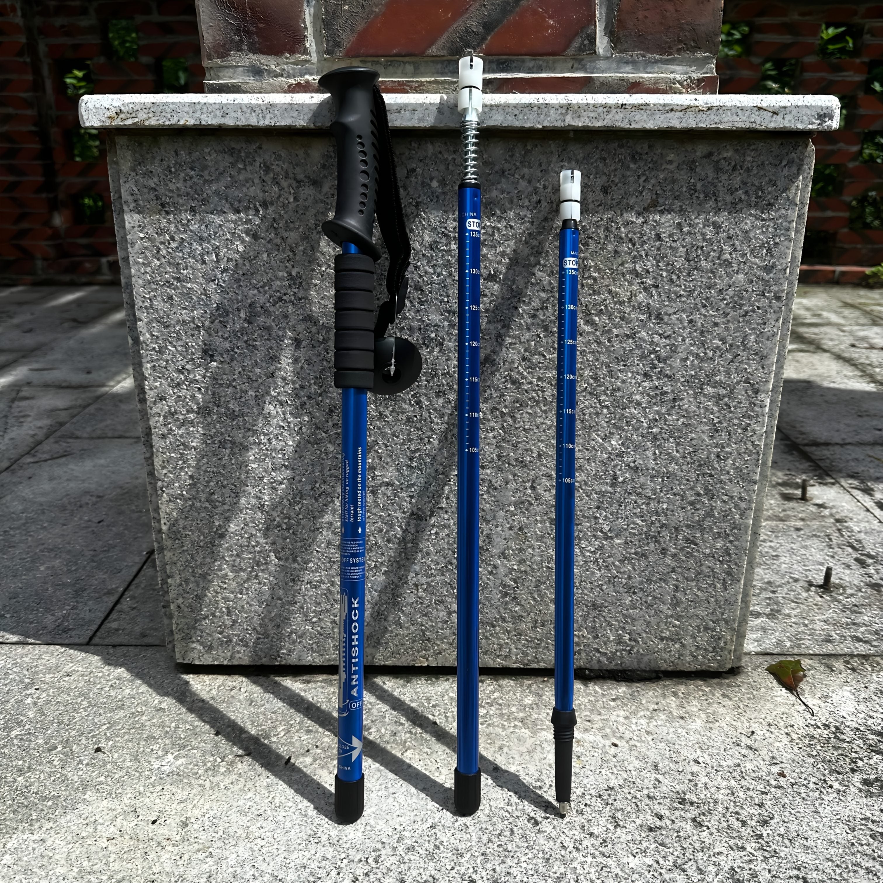 Lightweight Adjustable Aluminum Hiking Poles with Shock Absorption for Enhanced Stability 6