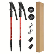 Lightweight Adjustable Aluminum Hiking Poles with Shock Absorption for Enhanced Stability 7