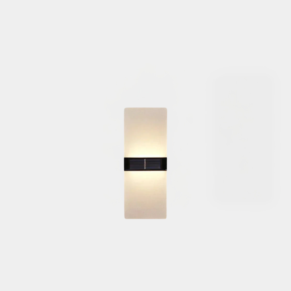 Solar Wall Lamp Outdoor | Waterproof LED Outdoor Lights | Energy-Efficient Solar Lights | Modern Garden Lighting | Durable Outdoor Wall Lights - Zardee-2