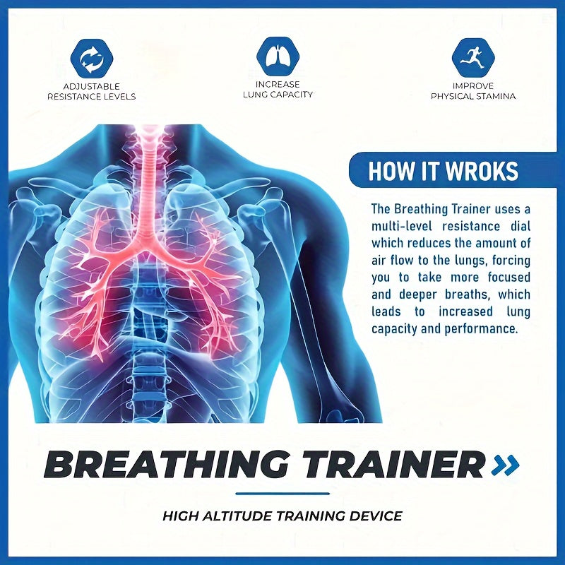 LungMax | Breathing Trainer for Enhanced Lung Strength and Capacity 4