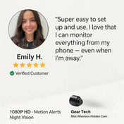 Mini Wireless Spy Camera with Audio for Discreet Home Monitoring 8