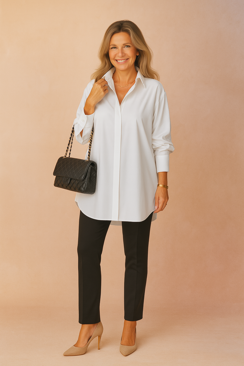 Monaco | Women's Oversized Blouse for Modern Elegance and Versatile Style 0
