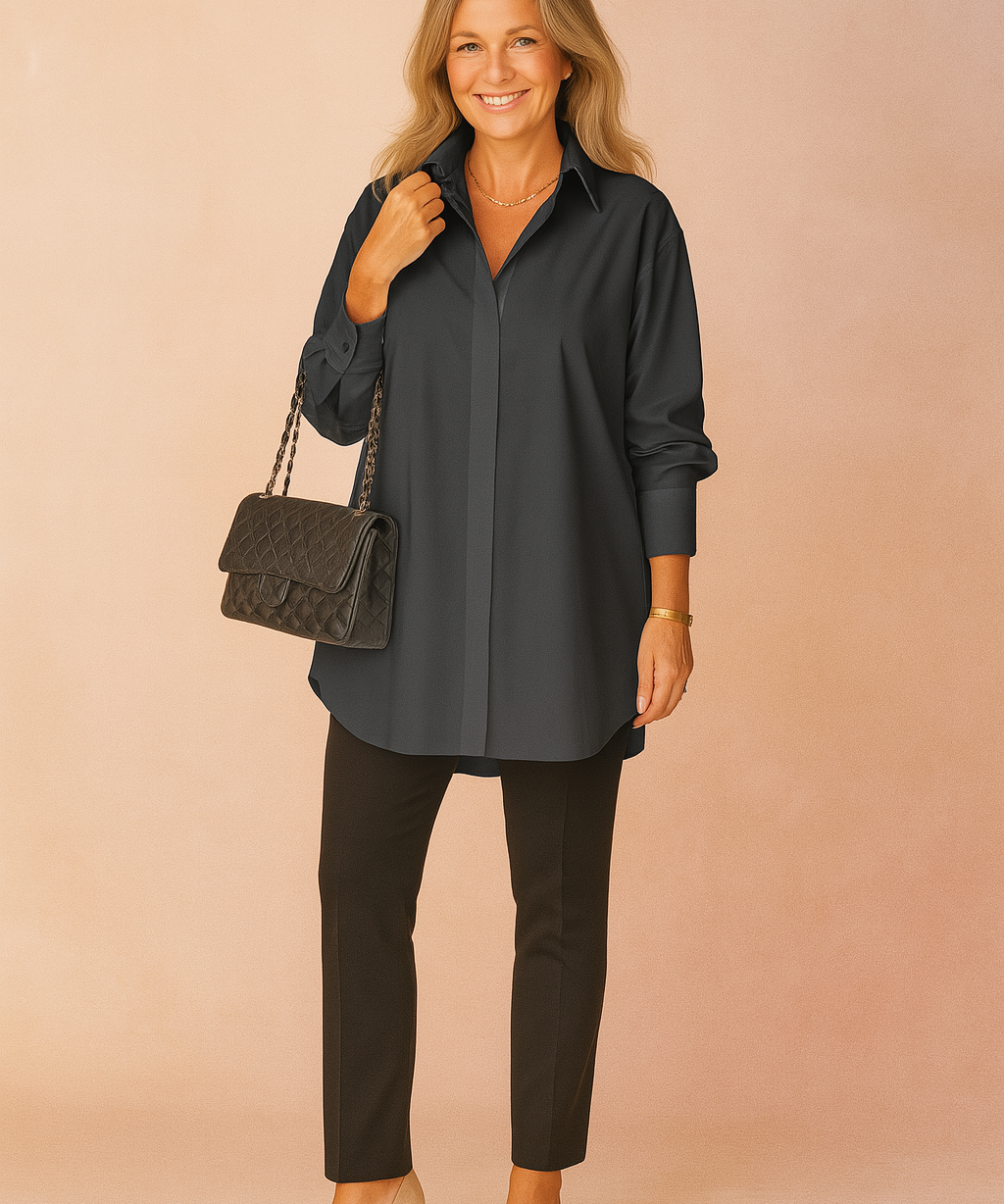Monaco | Women's Oversized Blouse for Modern Elegance and Versatile Style 1