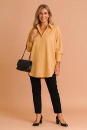 Monaco | Women's Oversized Blouse for Modern Elegance and Versatile Style 5