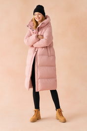 Monika | Stylish Long Quilted Winter Jacket with Hood for Women 2