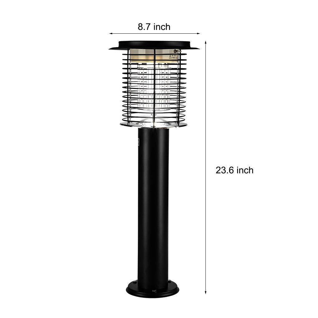 LED Mosquito Repellent Lamp | Rechargeable Outdoor Light | Waterproof Insect Trap | Eco-Friendly Lighting Fixture | Stainless Steel Lantern - Zardee 5