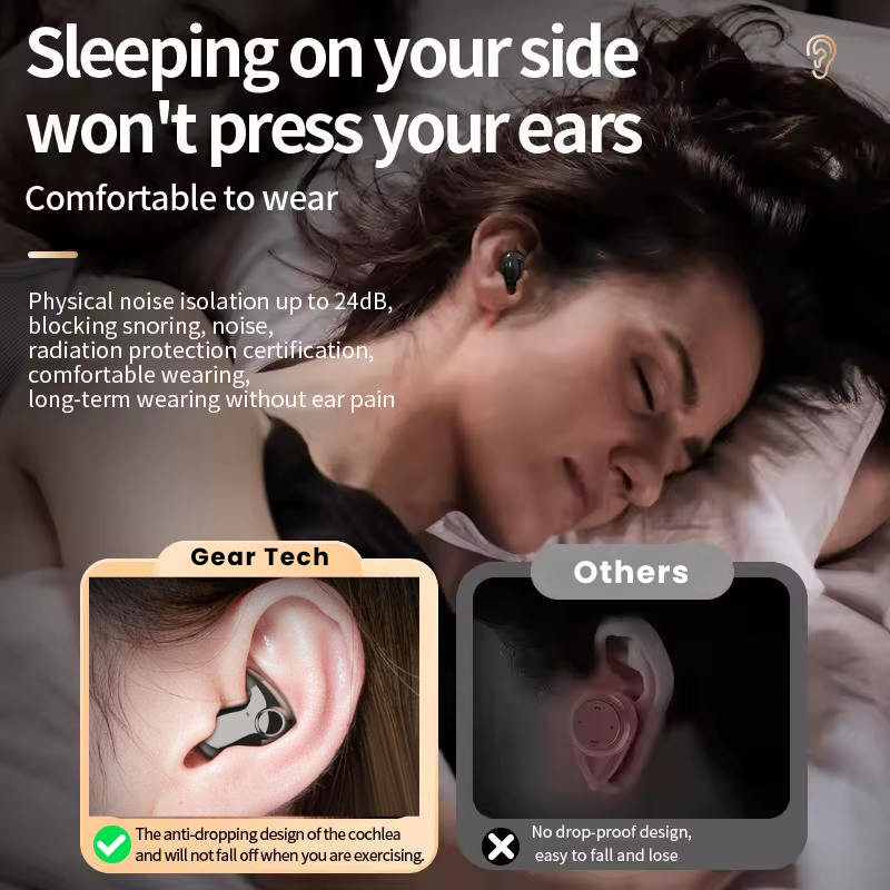 Noise Cancelling Wireless Earbuds | Invisible Design with Bluetooth 5.3 and IPX5 Waterproof 7