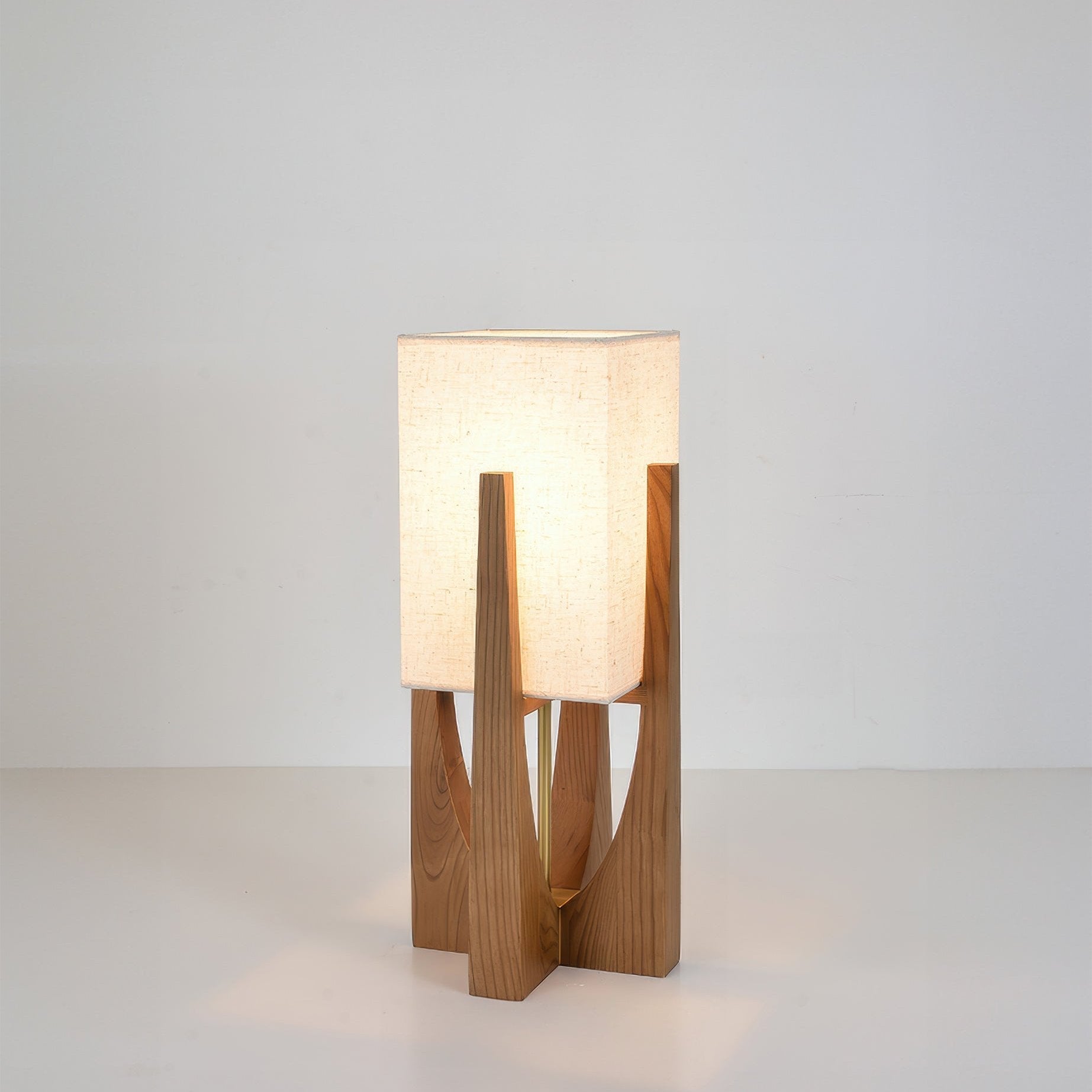 Modern Floor Lamp | Adjustable Standing Lamp | Minimalist Floor Lamps for Living Room | Elegant Lighting Fixture | Walnut Wood Lamp - Zardee-1