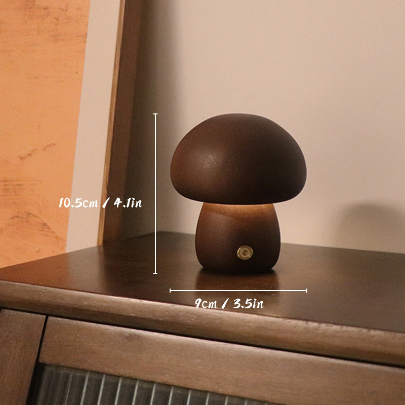 Rechargeable Table Lamp | Touch-Sensitive LED Light | Eco-Friendly Bedside Lamp | Compact Battery Operated Light | Cozy Atmosphere Fixture - Zardee-6