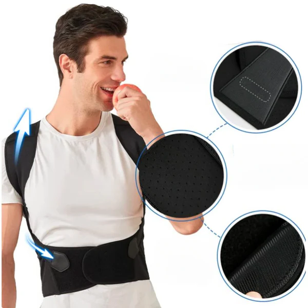 Posture Corrector Back Brace for Neck and Back Pain Relief and Support 3