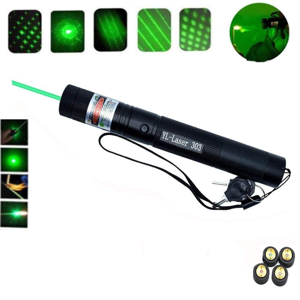 Powerful Green Laser Pointer Pen 303 for Precise Presentations and Outdoor Use 0