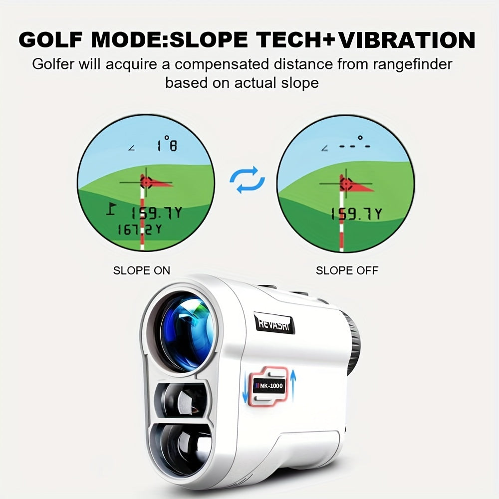 Precision Golf Laser Rangefinder with Tilt Compensation and Vibration Feedback 3