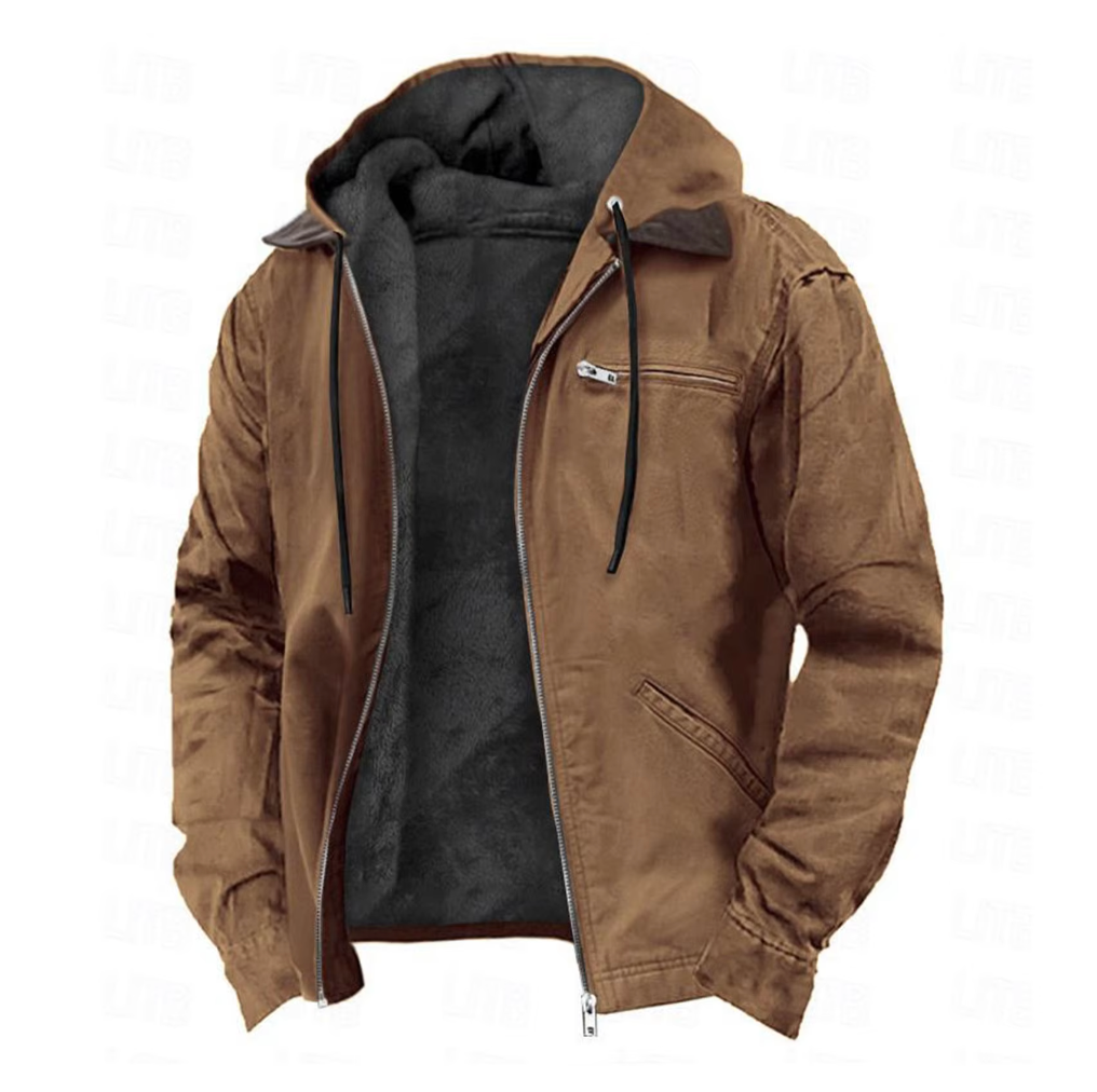 Rafael | Elegant Men's Jacket with Hood for Autumn Comfort 0