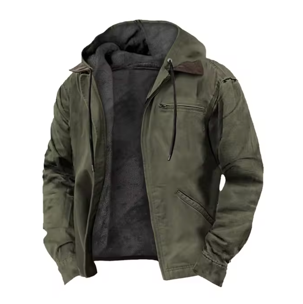 Rafael | Elegant Men's Jacket with Hood for Autumn Comfort 1