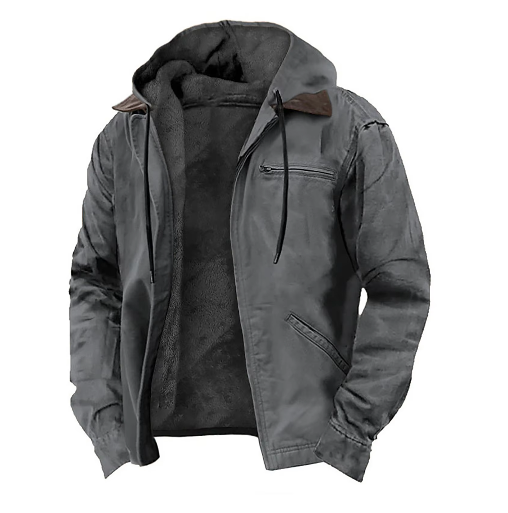 Rafael | Elegant Men's Jacket with Hood for Autumn Comfort 3
