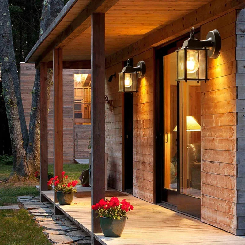 Retro Outdoor Wall Lamp