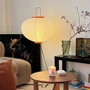 Modern Floor Lamp | Minimalist Standing Lamp | Elegant Floor Lamps for Living Room | Stylish Lighting Fixture | Rice Paper Lamp - Zardee-6
