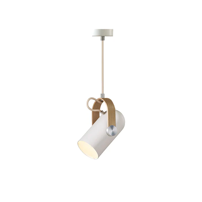 Rotatable Wooden Pendant Light | Nordic Industrial Pendant Lighting | Nautical-Inspired Hanging Light | LED Ceiling Fixture | Unique Home Decor - Zardee 6