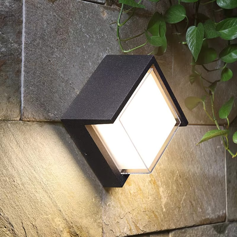 Motion Sensor Outdoor Wall Lamp | Waterproof Exterior Wall Lights | Modern Outdoor Wall Lantern | Energy Efficient LED Light | Garden Patio Lighting - Zardee-1
