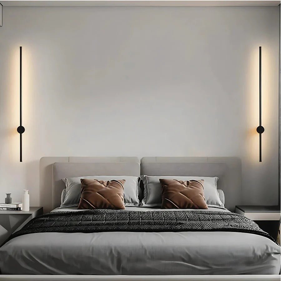 Modern LED Wall Lamp | Dimmable Wall Sconce Lighting | Slim Design Wall Light | Adjustable Brightness Wall Lights Indoor | Minimalist Wall Sconces - Zardee 2