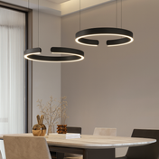 Sleek Circle Pendant Lighting for Kitchen Island and Modern Spaces - Adjustable LED Design 1