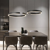 Sleek Circle Pendant Lighting for Kitchen Island and Modern Spaces - Adjustable LED Design 3