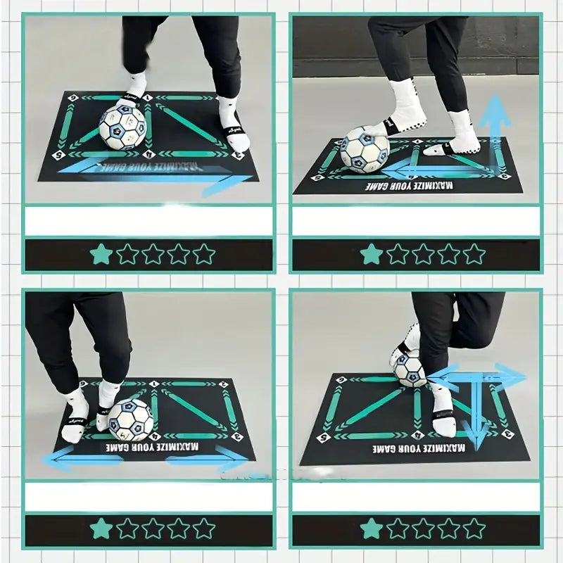 Soccer Skills Training Mat | Improve Footwork and Ball Control at Home 4