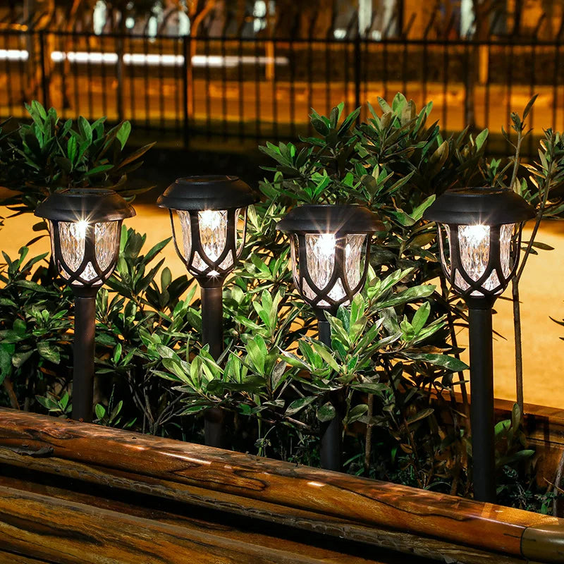 Solar Garden Lights | Outdoor Lamp for Pathways | Energy-Efficient Landscape Fixture | Weather-Resistant Lighting | Stylish Solar Light - Zardee-5