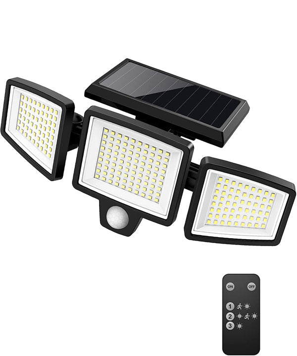 Solar Lights Outdoor | LED Outdoor Light | Motion Sensor Garden Lamp | Adjustable Solar Fixture | High Lumens Security Light - Zardee 1