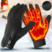 USB Heated Waterproof Winter Gloves for Men | Thermal Winter Gear with Touchscreen Fingertips 0