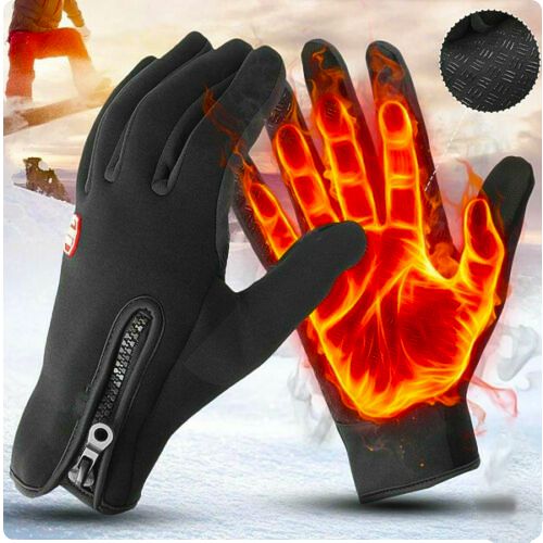 USB Heated Waterproof Winter Gloves for Men | Thermal Winter Gear with Touchscreen Fingertips 0