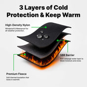 USB Heated Waterproof Winter Gloves for Men | Thermal Winter Gear with Touchscreen Fingertips 2