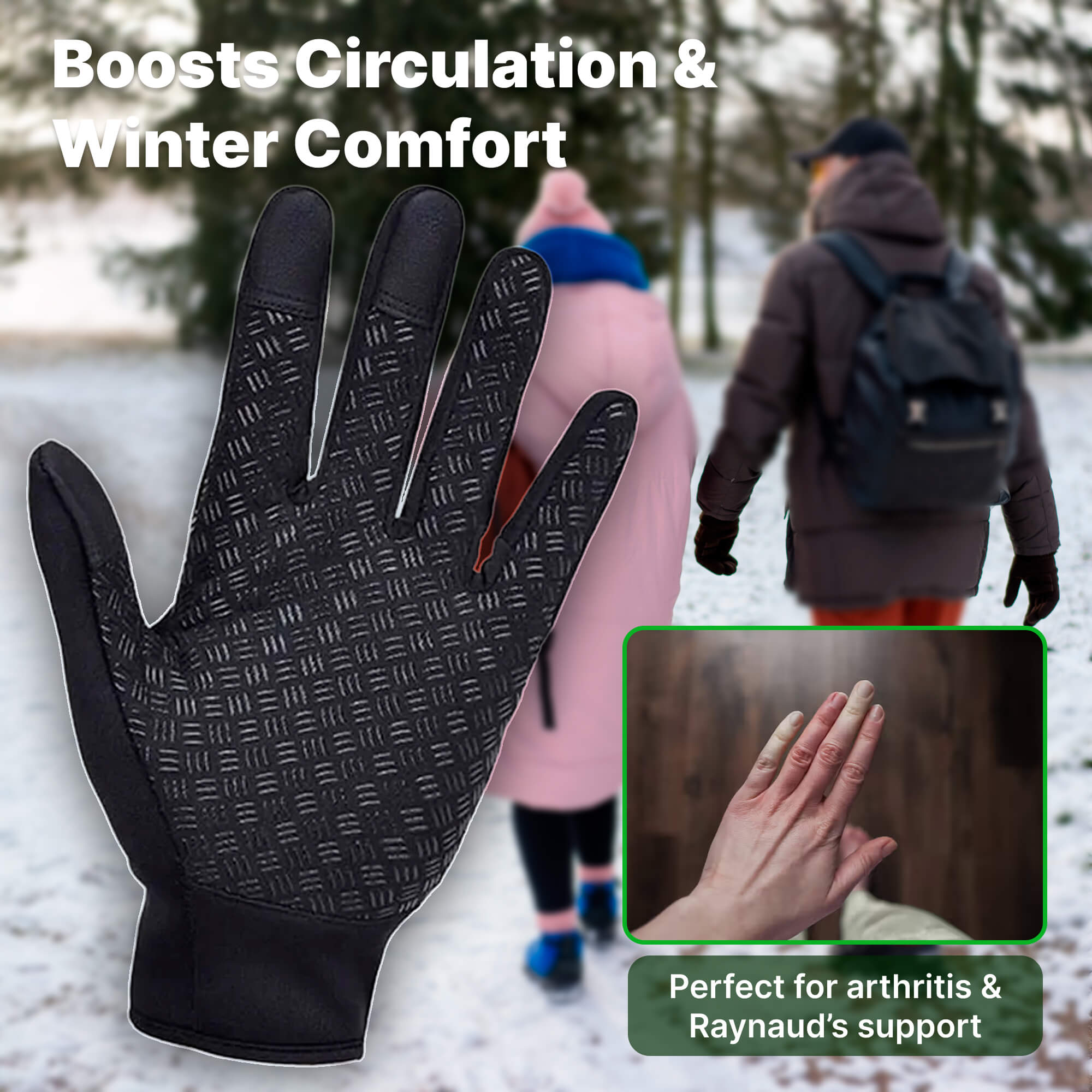 USB Heated Waterproof Winter Gloves for Men | Thermal Winter Gear with Touchscreen Fingertips 5