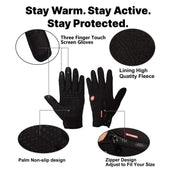 USB Heated Waterproof Winter Gloves for Men | Thermal Winter Gear with Touchscreen Fingertips 6