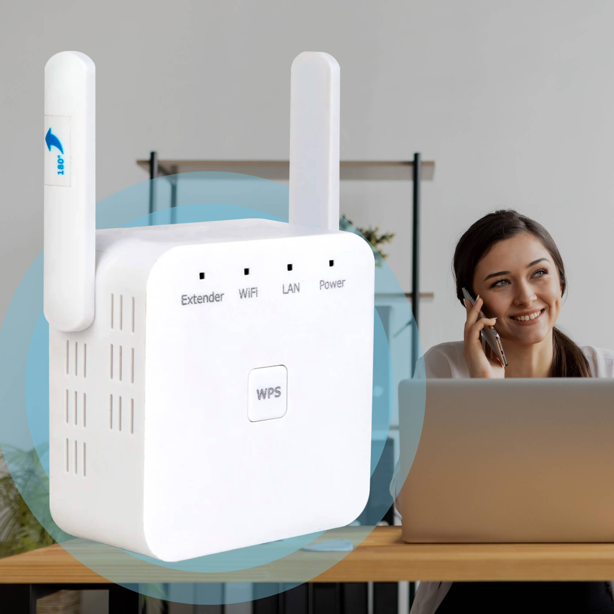 UltraXtend 5G WiFi Extender | Dual-Band Signal Booster for Home and Garden Coverage 0