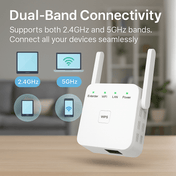 UltraXtend 5G WiFi Extender | Dual-Band Signal Booster for Home and Garden Coverage 7