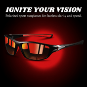 VisionEdge Wraparound Polarized Sunglasses with UV400 Protection and Comfortable Grip 8