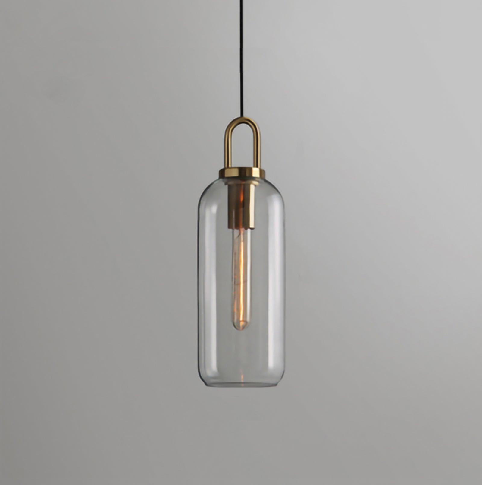 Glass Pendant Light Fixture | Adjustable Kitchen Pendant Lighting | Modern Hanging Lights | Minimalist Pendant Lamp | Indoor Lighting - Zardee 1