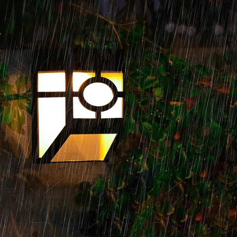 Waterproof Solar Wall Light | Solar Powered Outdoor Wall Lights | Solar Exterior Wall Lights | Energy Efficient LED Light | Easy Install Solar Light - Zardee 1