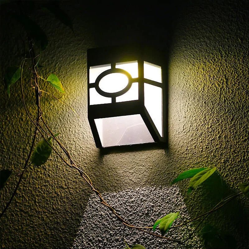 Waterproof Solar Wall Light | Solar Powered Outdoor Wall Lights | Solar Exterior Wall Lights | Energy Efficient LED Light | Easy Install Solar Light - Zardee 2