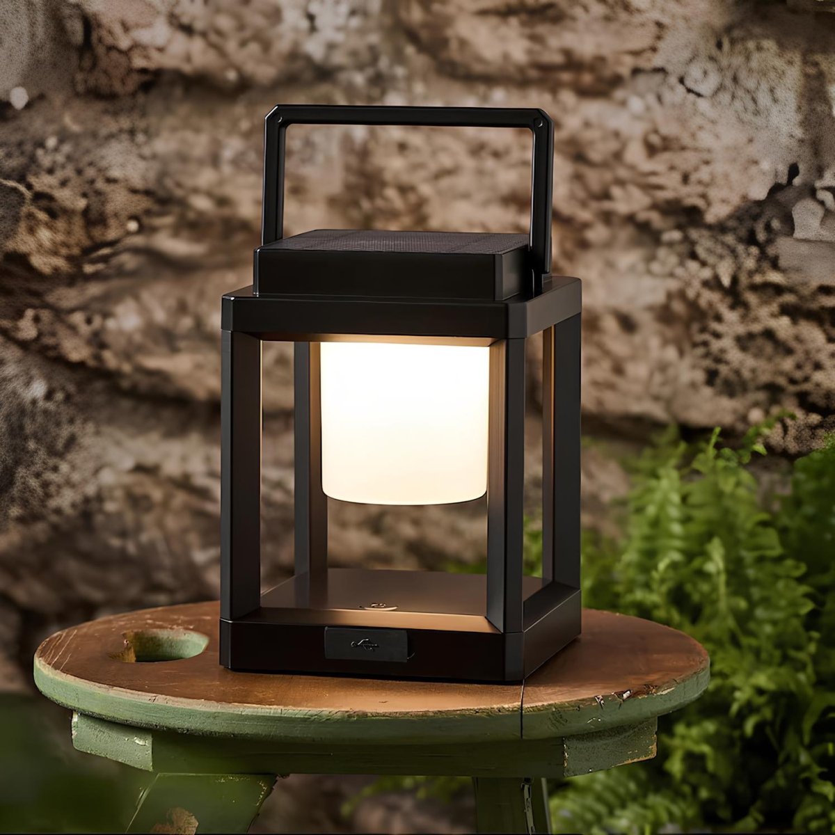 Outdoor Solar Lanterns | Waterproof Solar Garden Lights | Dimmable Solar Lantern | Eco-Friendly Outdoor Lamp | USB Rechargeable Lighting - Zardee 1
