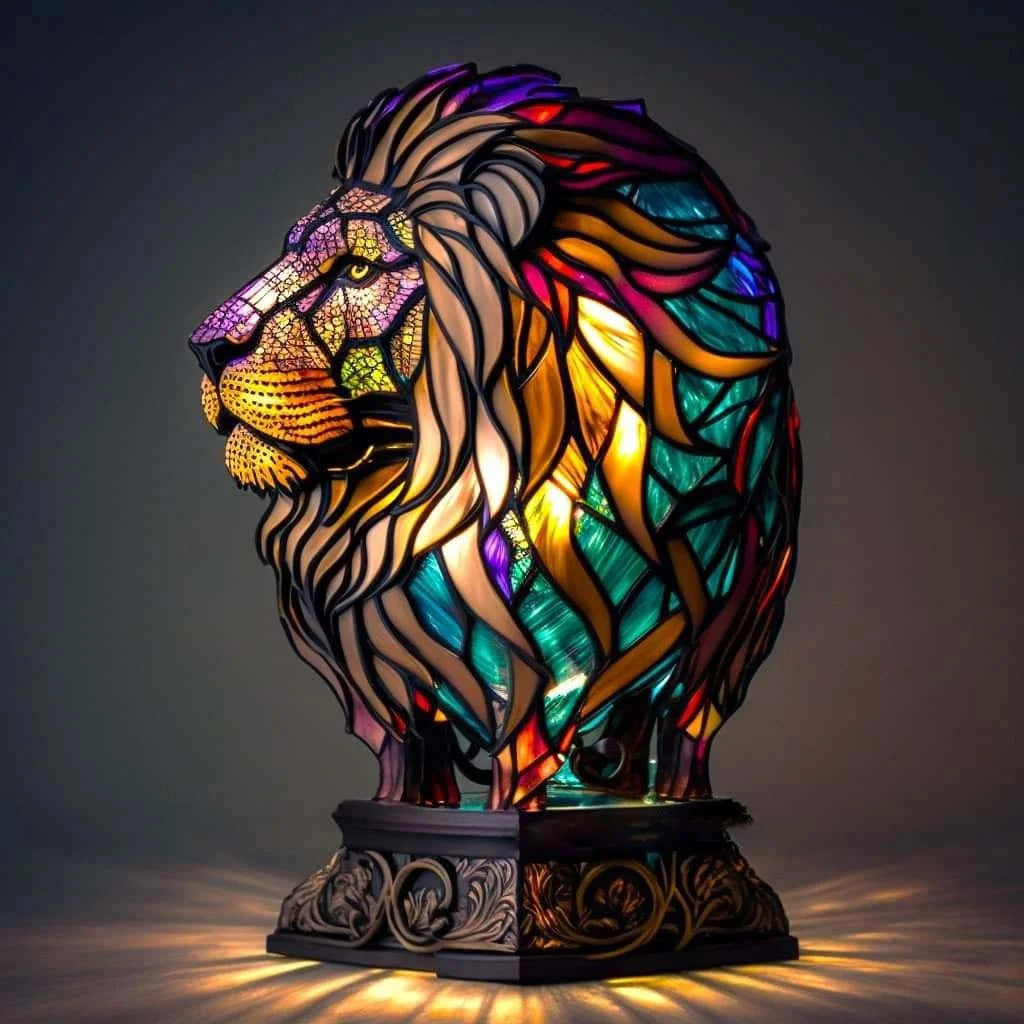 Variant image for Contemporary Table Lamp | Modern Bedside Lamps | Artistic Desk Light | Unique Table Lamps for Living Room | Handcrafted Ambient Lighting - Zardee-3