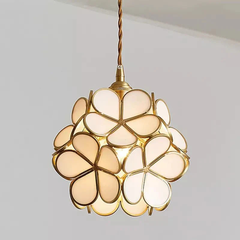 Modern Flower Hanging Lamp | Elegant Pendant Light | Diffuse Light Fixture | Contemporary Hanging Lights | Tranquil Home Decor - Zardee 1