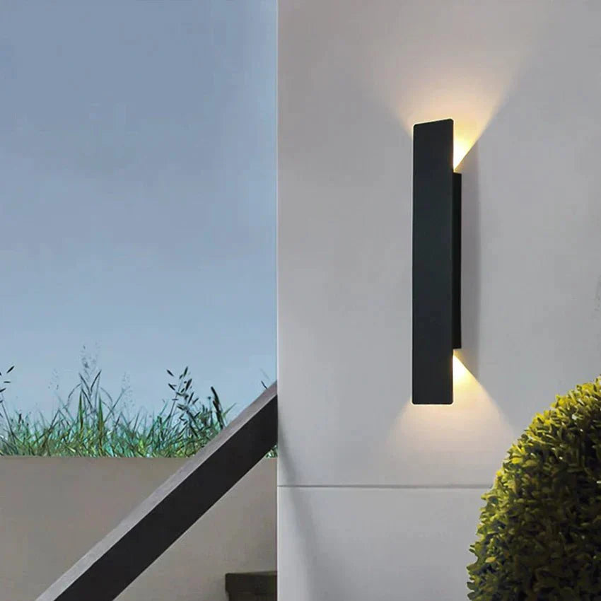 Modern Outdoor Wall Lamp | Weatherproof Exterior Wall Lights | Stylish Outdoor Wall Lantern | Minimalist LED Light Fixture | Elegant Outdoor Lighting - Zardee-2