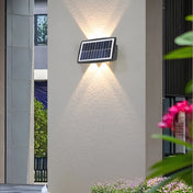 Solar Garden Wall Light | Outdoor Solar Lighting | Weatherproof Wall Fixture | Energy-Saving Garden Lamp | Modern Outdoor Lighting - Zardee-5