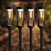 Solar Path Lights Outdoor | Solar Footpath Lights | Pathway Garden Lights | Weatherproof Outdoor Lighting | Easy Install Solar Fixture - Zardee-4