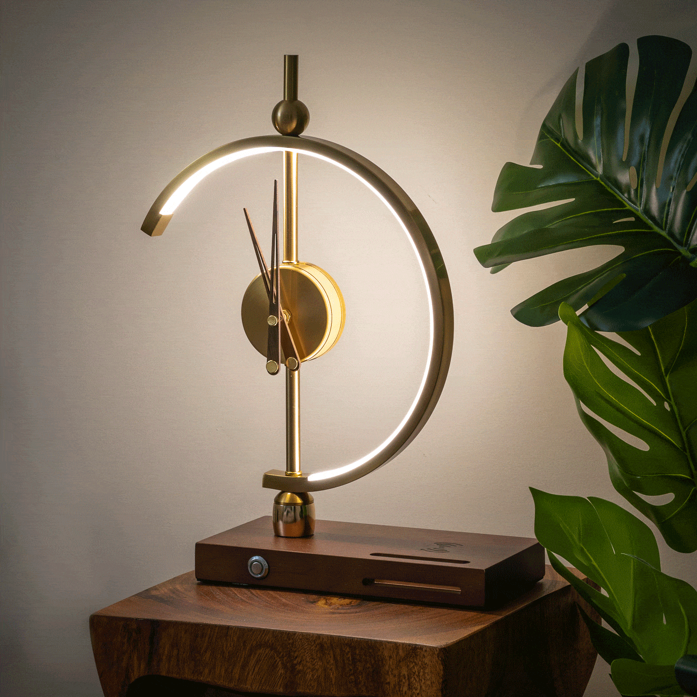 Modern Desk Lamp with Wireless Charging | Cordless Table Lamp | Rechargeable LED Light | Adjustable Brightness Fixture | Stylish Home Office Lamp - Zardee 1