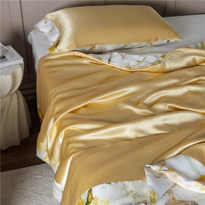 Harmonies Silk Eucalyptus Blanket